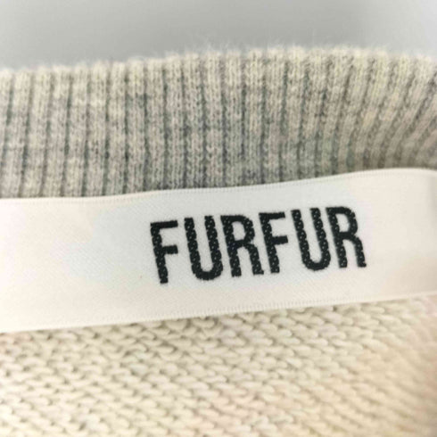 ファーファー furfur フリル付きスウェット レディース FREE