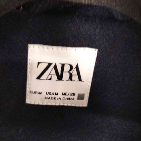 ザラ ZARA クロップドウールジャケット ショート丈 レディース import:M