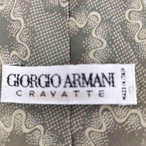 ジョルジオアルマーニ Giorgio Armani CRAVATTE OLD イタリア製 総柄 シルクネクタイ メンズ
