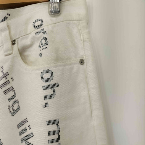 クードス KUDOS 22AW STRAIGHT DENIM TROUSERS 総柄デニムパンツ メンズ JPN:2
