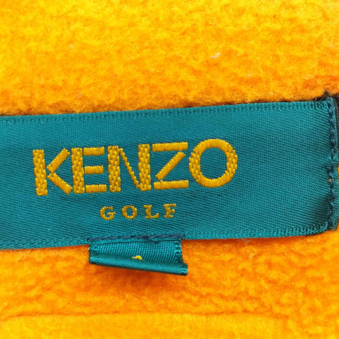 ケンゾーゴルフ KENZO GOLF 90S ロゴ 刺繍 ジップアップ フリース メンズ JPN:4
