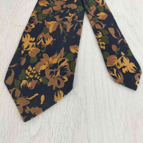 ジョルジオアルマーニ Giorgio Armani CRAVATTE OLD イタリア製 花柄 シルクネクタイ メンズ