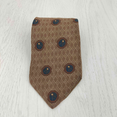 ジョルジオアルマーニ Giorgio Armani CRAVATTE OLD イタリア製 総柄 シルクネクタイ メンズ