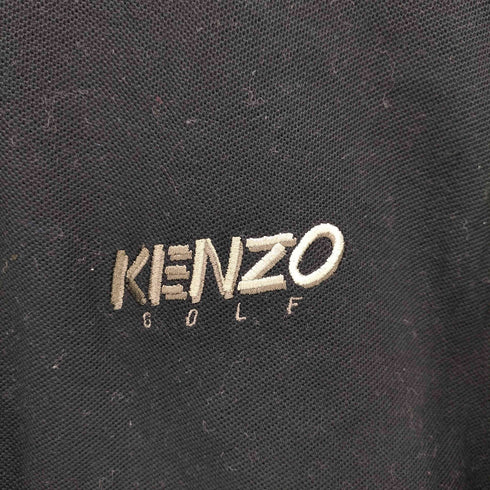 ケンゾーゴルフ KENZO GOLF 90S ロゴ 刺繍 S/S ポロシャツ メンズ JPN:3