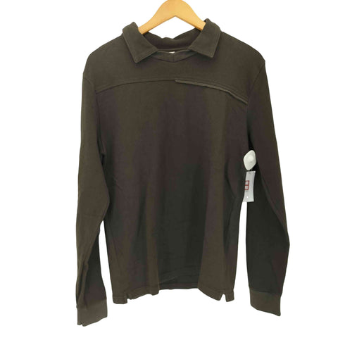 ジーアールテンケー GR10K 21AW 鹿の子L/S ポロカラーシャツ メンズ import:S