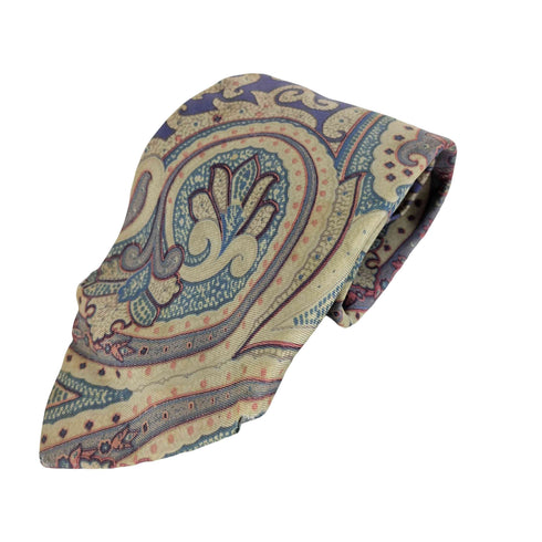 エトロ ETRO OLD ペイズリー柄 シルクネクタイ メンズ