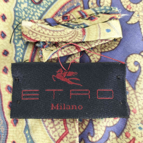 エトロ ETRO OLD ペイズリー柄 シルクネクタイ メンズ