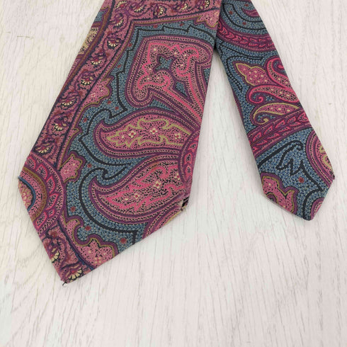 エトロ ETRO OLD ペイズリー柄 シルクネクタイ メンズ
