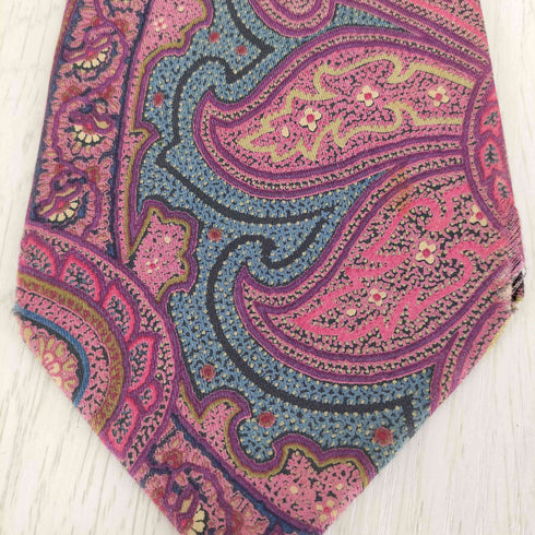 エトロ ETRO OLD ペイズリー柄 シルクネクタイ メンズ