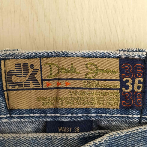 DTEK DENIM 00s リメイク ペンキ飛び ペインターデニムショーツ メンズ 36