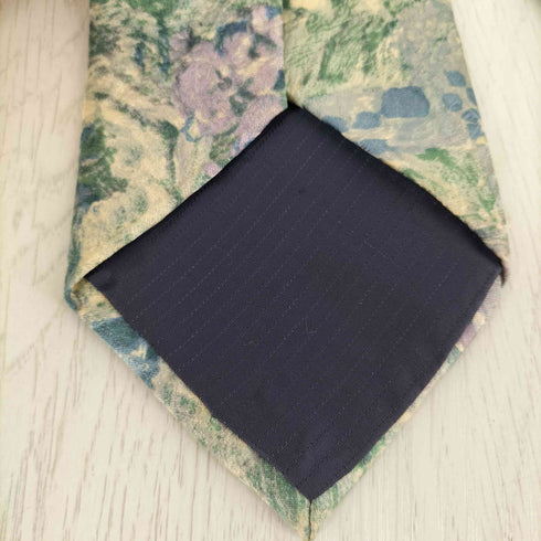 ERMENEGILDO ZEGNA OLD 総柄 シルクネクタイ メンズ