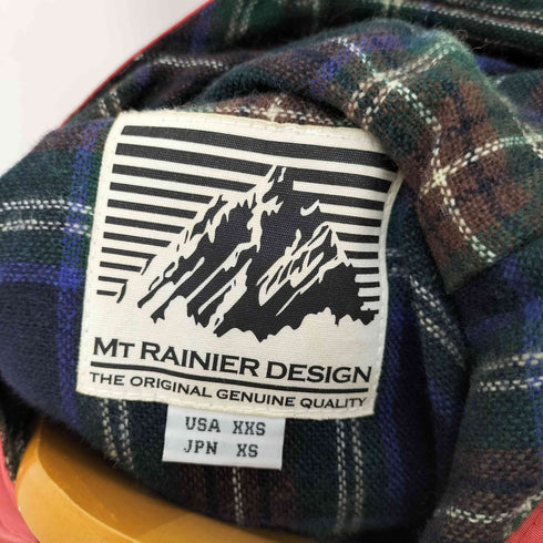 マウントレーニアデザイン MT.RAINIER DESIGN 裏地チェック 60/40クロス マウンテンパーカー メンズ JPN:XS
