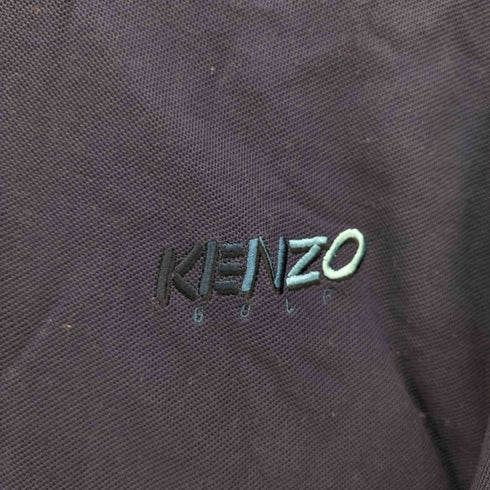 ケンゾーゴルフ KENZO GOLF 90S ロゴ 刺繍 S/S ポロシャツ メンズ JPN:3
