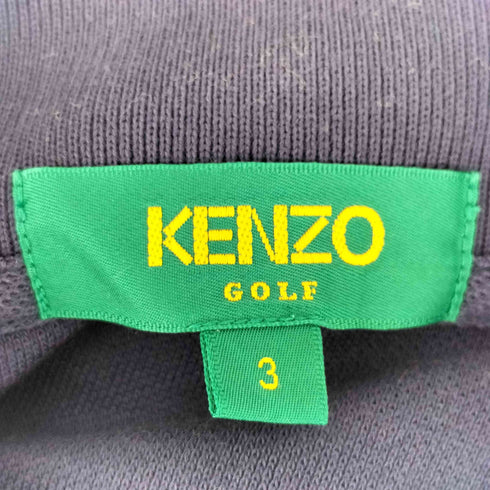 ケンゾーゴルフ KENZO GOLF 90S ロゴ 刺繍 S/S ポロシャツ メンズ JPN:3