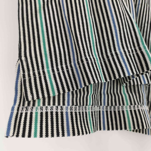 ケンゾーゴルフ KENZO GOLF 90S ロゴ 刺繍 ストライプ S/S ポロシャツ メンズ JPN:3