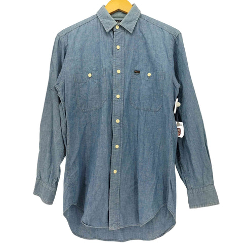 ポロバイラルフローレン Polo by RALPH LAUREN 90S ダブルポケット L/S デニムシャツ メンズ import:M