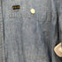 ポロバイラルフローレン Polo by RALPH LAUREN 90S ダブルポケット L/S デニムシャツ メンズ import:M