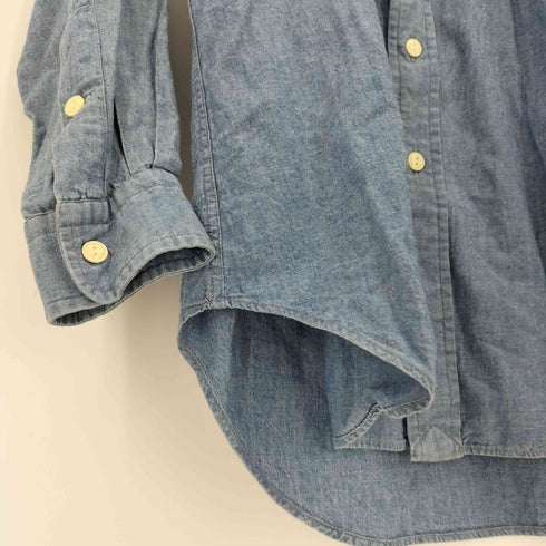 ポロバイラルフローレン Polo by RALPH LAUREN 90S ダブルポケット L/S デニムシャツ メンズ import:M