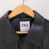 ザラ ZARA フェイクレザージャケット メンズ JPN:L