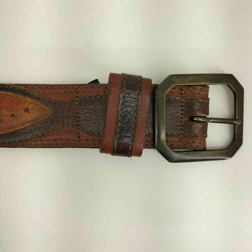 ディーゼル DIESEL レザーパッチベルト メンズ 90/36