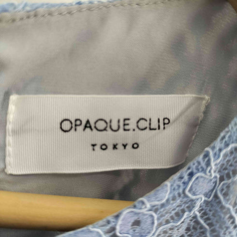 オペークドットクリップ OPAQUE.CLIP レースティアードワンピース レディース JPN:L