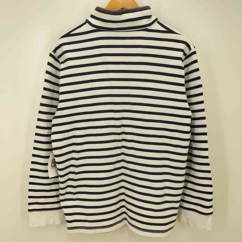 エルエルビーン L.L.Bean TRADITIONAL FIT ハーフジップボーダートレーナー メンズ M
