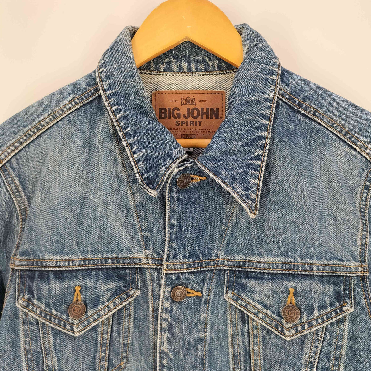 ビッグジョン BIG JOHN SPIRIT デニムジャケット メンズ JPN：M