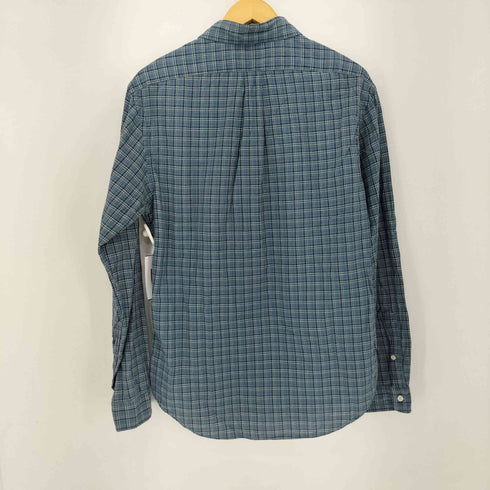 ポロバイラルフローレン Polo by RALPH LAUREN SLIM FIT スモールポニー刺繍コットンチェックBDシャツ メンズ import:L