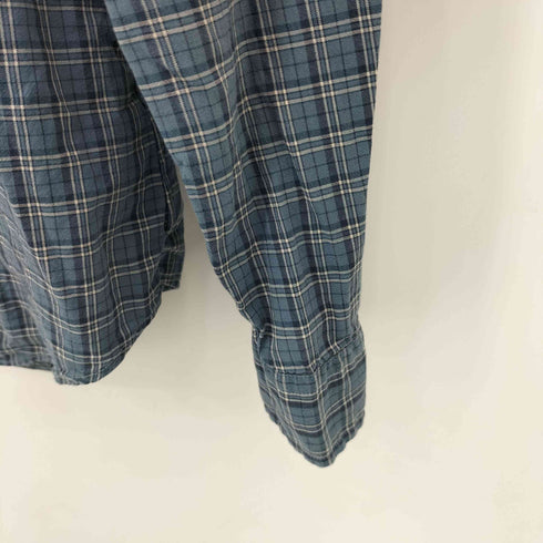 ポロバイラルフローレン Polo by RALPH LAUREN SLIM FIT スモールポニー刺繍コットンチェックBDシャツ メンズ import:L