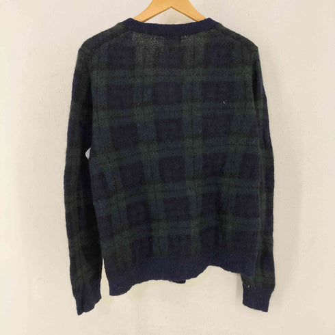 グリーンレーベルリラクシング GREEN LABEL RELAXING モヘア混 ブラックウォッチカーディガン メンズ JPN:M