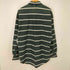 トミーヒルフィガー TOMMY HILFIGER 90S エンブレム刺繍 ボーダー ボタンダウンシャツ メンズ import:XL
