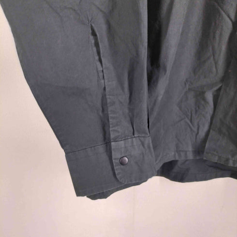 マーカウェア markaware 開襟 スナップボタン 長袖シャツ メンズ
