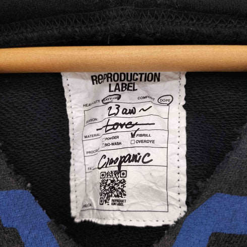 チャオパニック Ciaopanic 23AW RePRODUCTION LABEL 23AW 裏毛スキッパーボロフーディ メンズ FREE