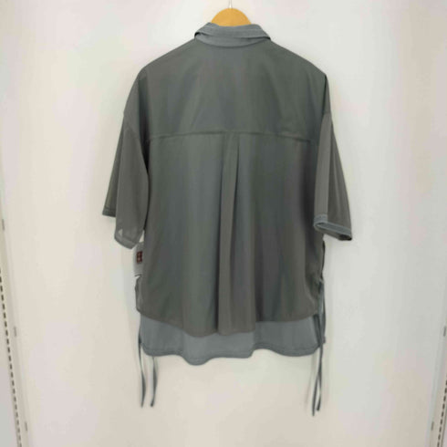 ハレ HARE シアーレイヤードシャツSS メンズ JPN:M
