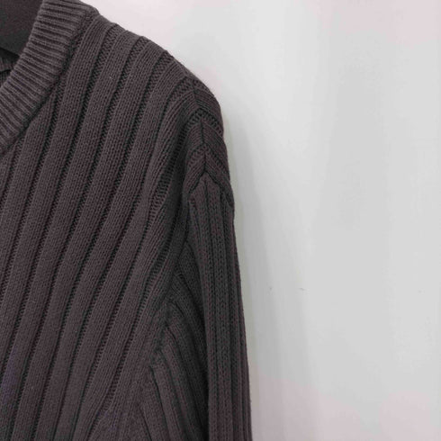 ザラ ZARA ワイドリブ L/S プルオーバーニット メンズ import:L