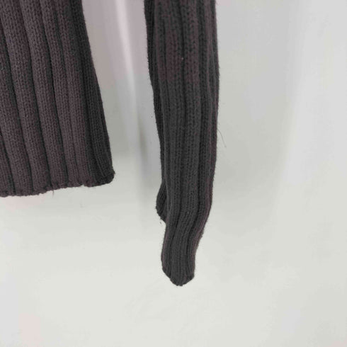 ザラ ZARA ワイドリブ L/S プルオーバーニット メンズ import:L