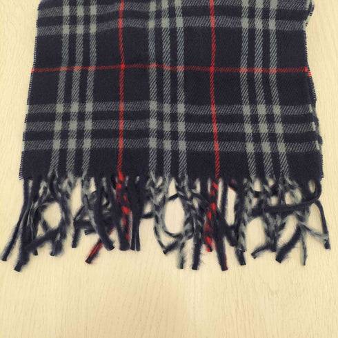 バーバリーロンドン BURBERRY LONDON ウールチェックマフラー レディース