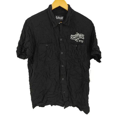 ショット Schott OPEN COLLAR SHIRT No.13 メンズ import:L