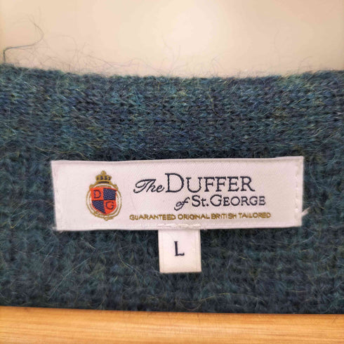 ザダファーオブセントジョージ The DUFFER of ST.GEORGE モヘア混デザインカーディン メンズ JPN:L