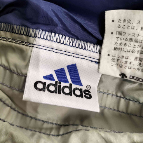 アディダス adidas デサント製 山型タグ サイドライン ナイロンパンツ メンズ JPN:M