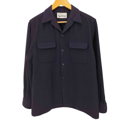 ワコマリア WACKO MARIA The Guilty Parties Wool Open Collor Shirt メンズ JPN:S
