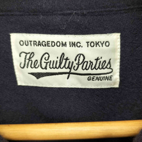 ワコマリア WACKO MARIA The Guilty Parties Wool Open Collor Shirt メンズ JPN:S