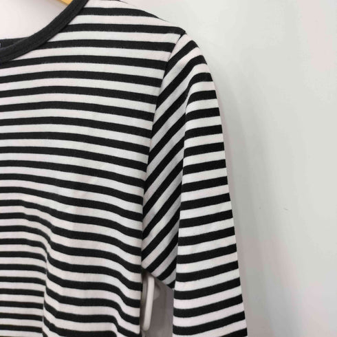 シンプリシテェ SIMPLICITE L/S ボーダー クルーネック Tシャツ レディース