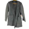 ショコラフィネローブ chocol raffine robe 2wayフード裏ボアミディ丈コーディガン レディース FREE
