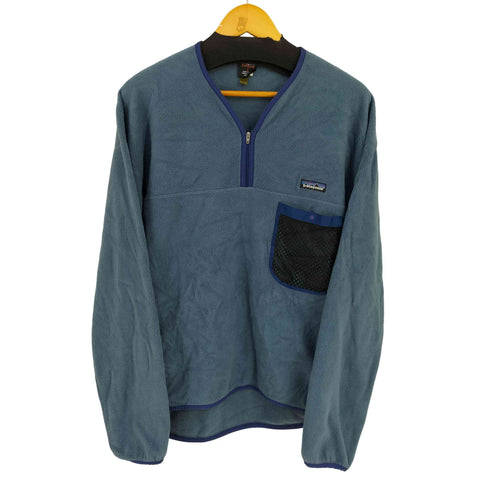 パタゴニア patagonia 90s 98SS MADE IN USA CAPILENE メッシュポケット ハーフジップフリース メンズ import:L