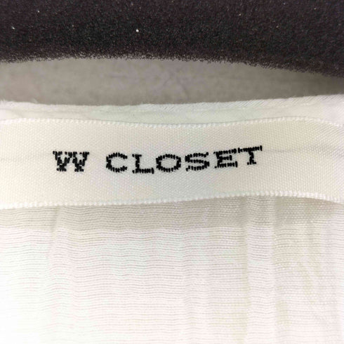 ダブルクローゼット w closet フリルブラウス レディース FREE