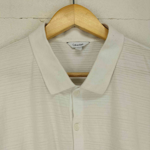 カルバンクライン CALVIN KLEIN 袖ロゴプレートポロシャツ メンズ JPN:XL