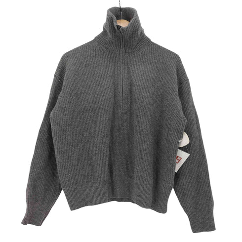 ユニクロ UNIQLO C プレミアムラムハーフジップセーター レディース JPN:L