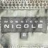 ニコル NICOLE OLD ドットストライプ ポリエステルシャツ メンズ JPN:48