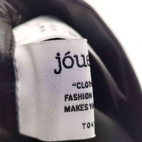 ジュエティ jouetie フリル ティアード スカート フェイクレザー レディース JPN:M
